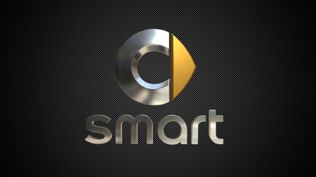 Smart logo 3D 3D Model