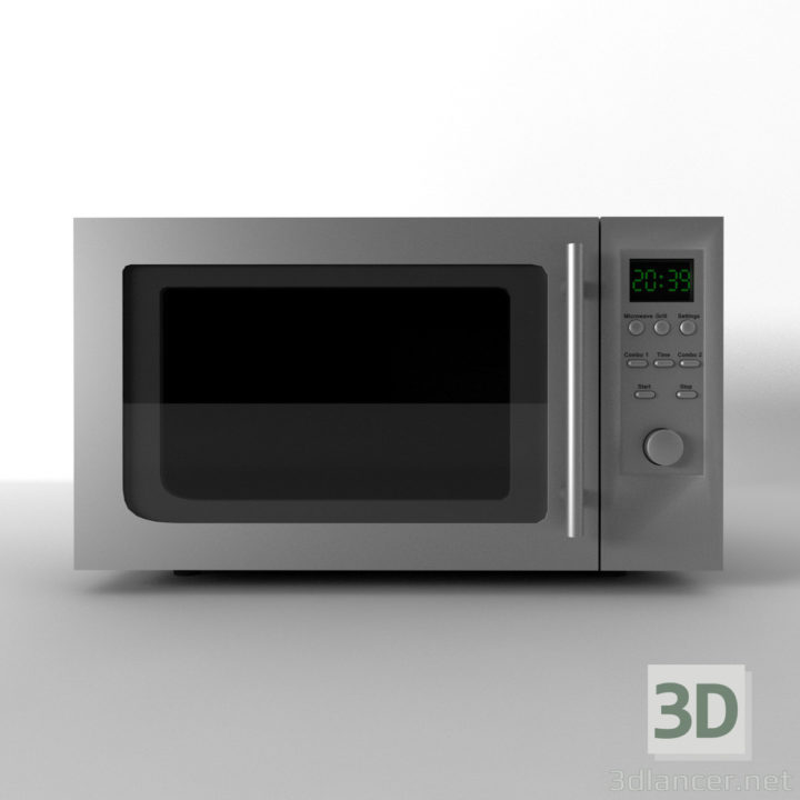 3D-Model 
Microwave oven