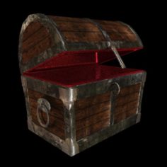Medieval chest 3D Model