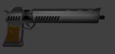 Low-Pistol model for game 3D Model