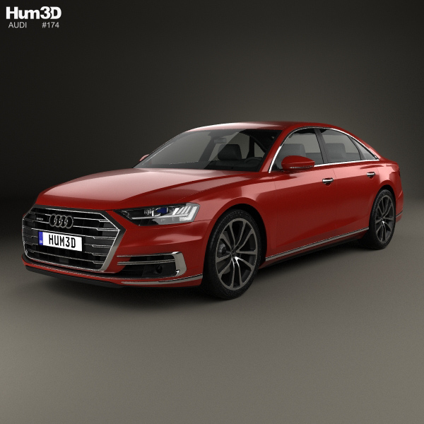 Audi A8 (D5) 2017 3D Model