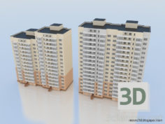 3D-Model 
Multi-storey residential building