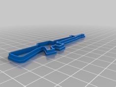ak m15 mp5k cookie cutter 3D Print Model