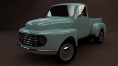 Ford F-1 pickup low-poly Free 3D Model