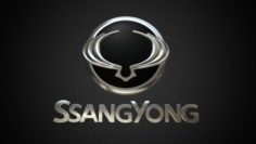 Ssang yong logo 3D Model