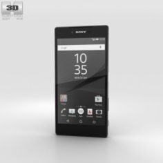 Sony Xperia Z5 Premium Black 3D Model