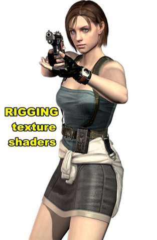 Jill Valentine NormalNuderigging 3D Model