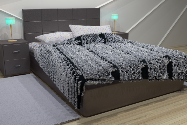 Alba Bed 3D Model