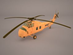 UH60 Blackhawk Helicopter 3D Model
