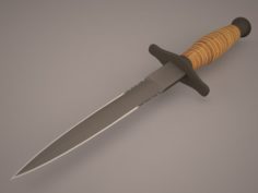 Dagger Knife 3D Model