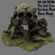 Skull cave 03 3D Model