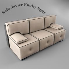 Sofa Javier Funky light 3D Model