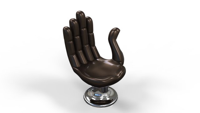Hand Chair 3D Model