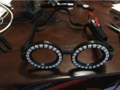 24 LED Neopixel Glasses for Arduino nano 3D Print Model