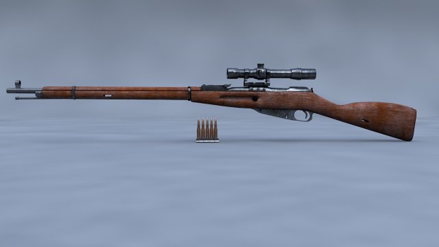 Mosin Nagant 3D Model