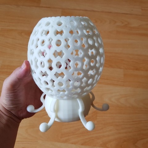 flower patterned lamp 3D Print Model