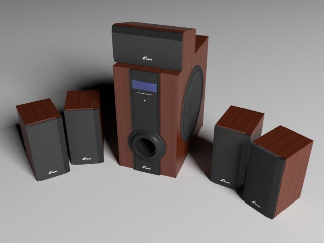 Sound system 3D Model