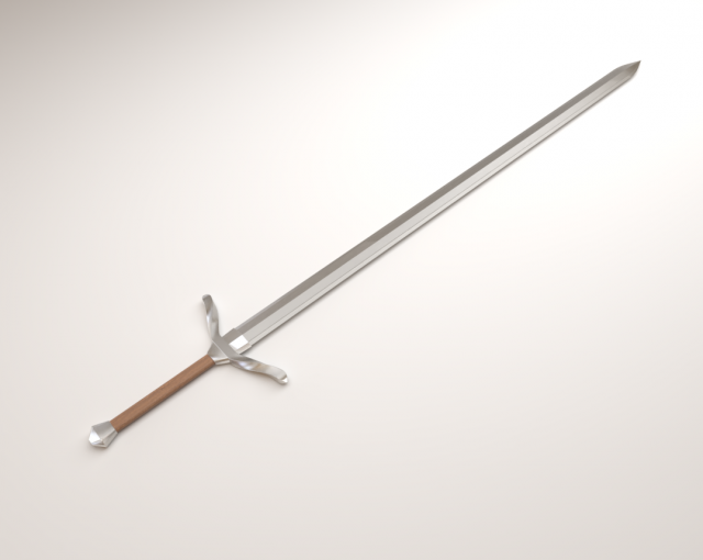 Polished Sword 3D Model