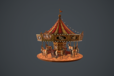 Horse Carousel 3D Model
