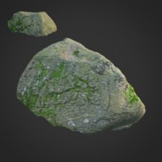 3d scanned nature stone 014 3D Model