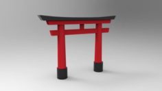Japanese Tori 3D Model