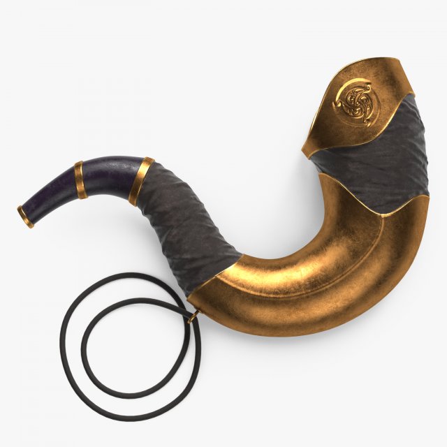Battle Horn 3D Model