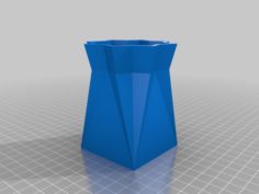 Folded Container 3D Print Model