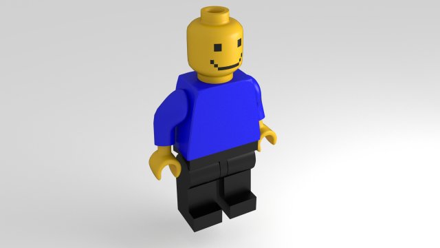 Lego man 3D Model