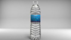500ml water bottle 3D Model
