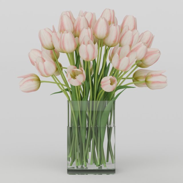 Vray Ready Flower Pot 3D Model