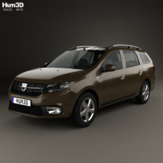 Dacia Logan MCV 2016 3D Model