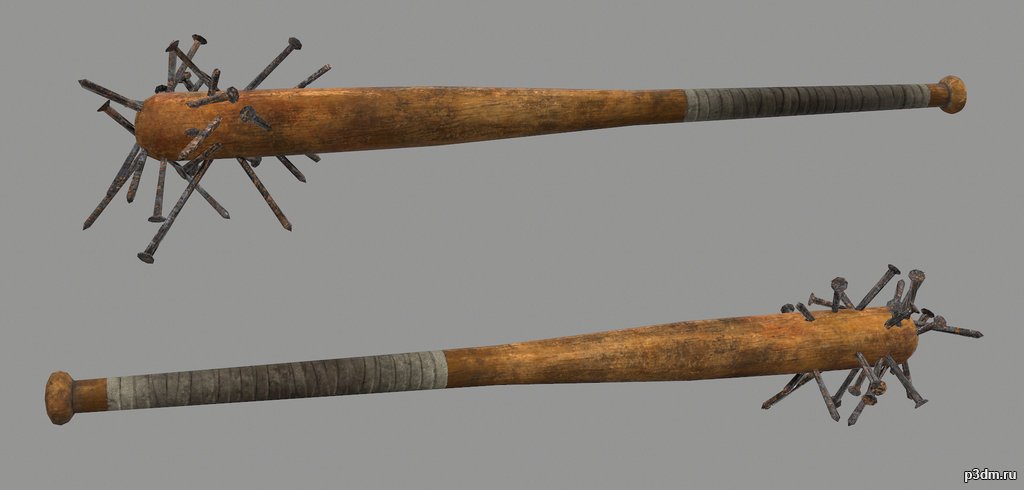 Rave Spiked bat 3D Model