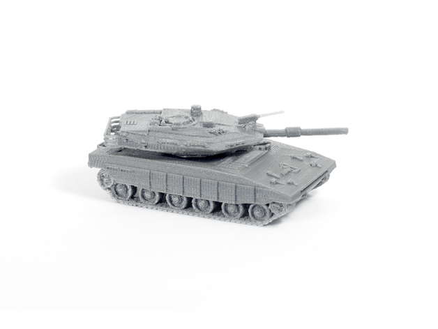 Merkava Tank Simple Model Kit 3D Print Model