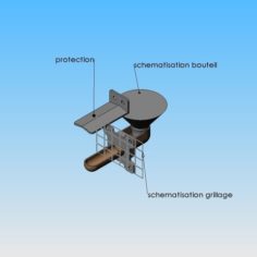 abrevoir for birds 3D Print Model