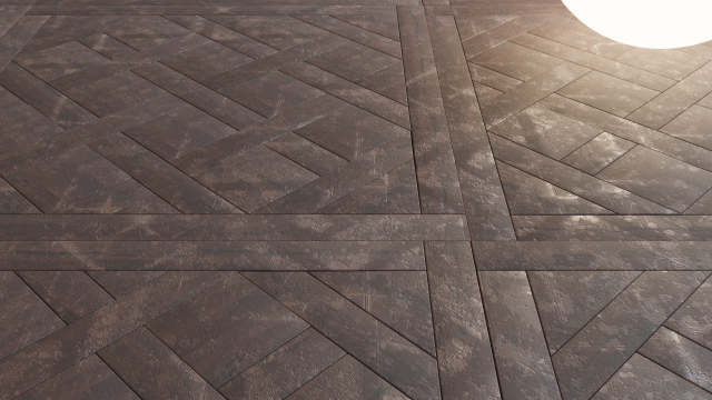 Versailles Parquet 3D Model