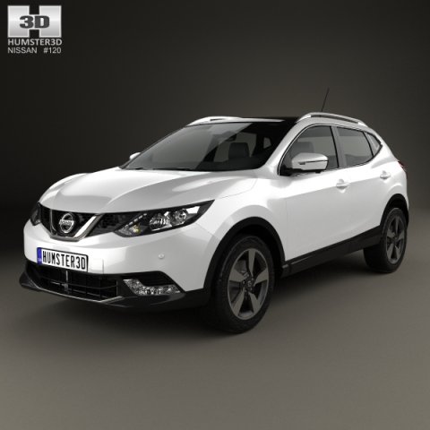 Nissan Qashqai 2016 3D Model