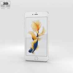 Apple iPhone 6s Plus Gold 3D Model
