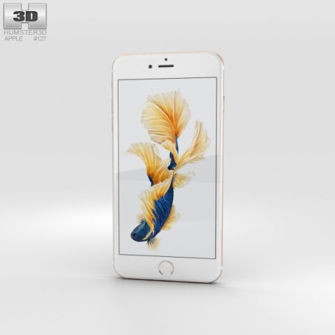 Apple iPhone 6s Plus Gold 3D Model