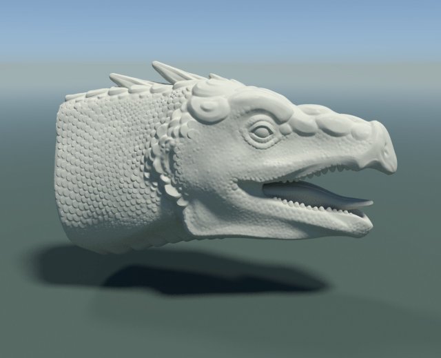 Dragon Head 3D Model