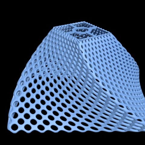 Lamp Voronoi 3D Print Model