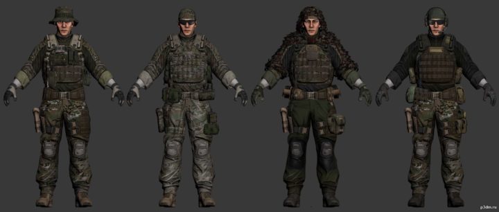 US Sniper 3D Model