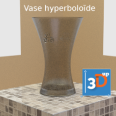 Hyperboloid Vase 3D Print Model