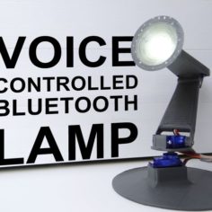 Bluetooth Voice Controlled Moving Lamp 3D Print Model
