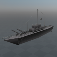 Ship destroyer 3D Print Model