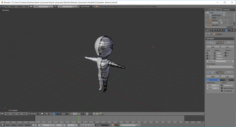 3D Robot Sci-Fi 3D Model