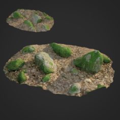 3d scanned nature stone 016 3D Model
