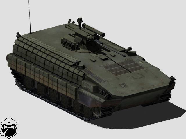 BMP-64 armoured personnel carrier 3D Model