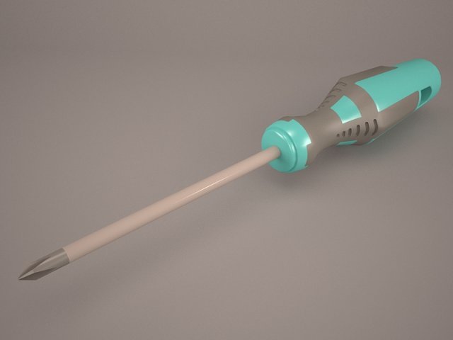 Phillips Screwdriver 3D Model