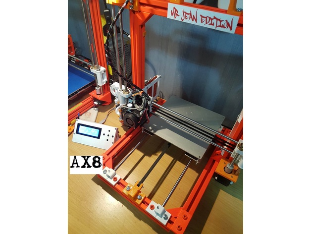AX8 Anet a8 frame ( AM8 remix )  3D Print Model