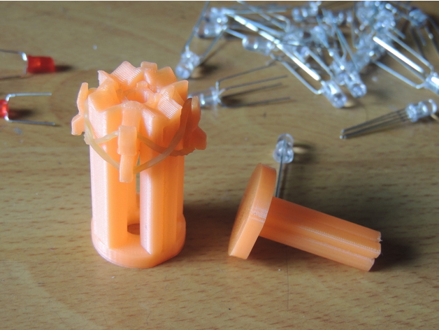 RGB LED 壓腳治具 LED bending tool 3D Print Model